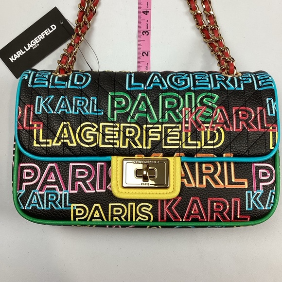 Karl Lagerfeld Paris Agyness Convertible Shoulder Crossbody Bag NEW! Retail $298 - Picture 13 of 16